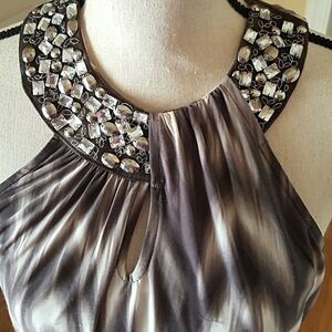 HP⭐⭐JEWELED ENCRUSTED HALTER TOP